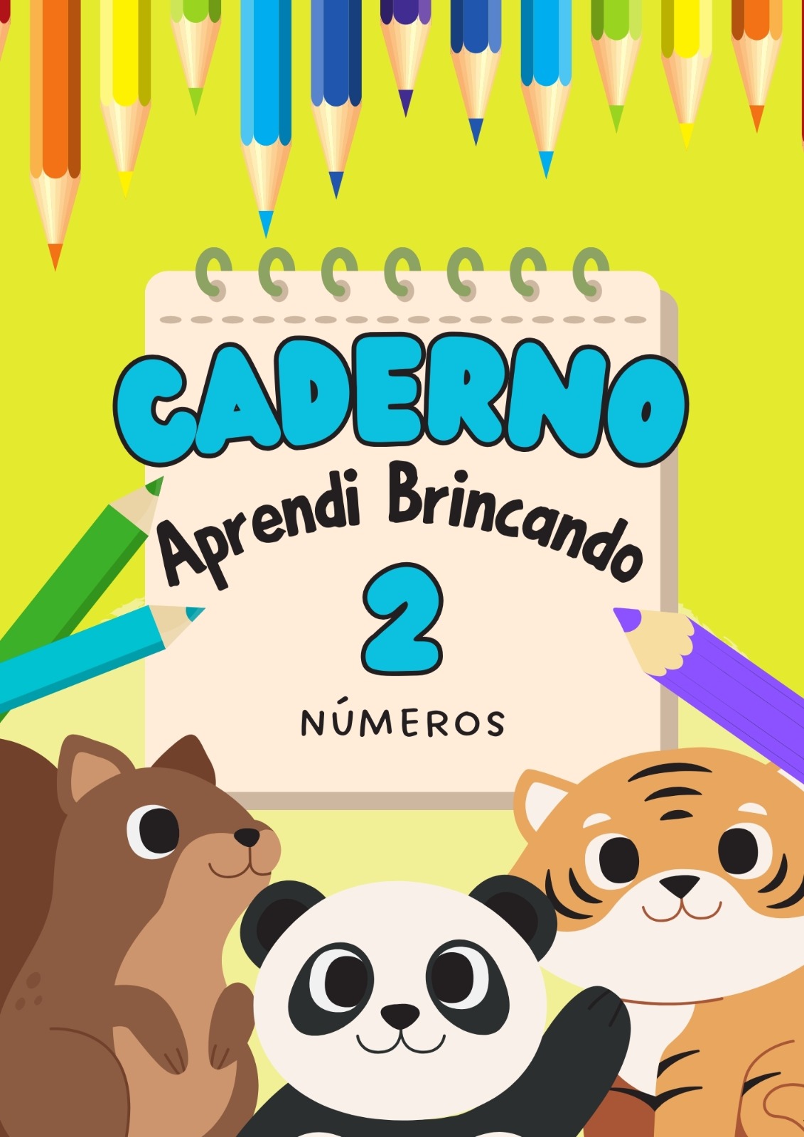 Capa do Caderno 2 · Números do Kit Aprender Brincando